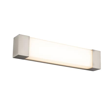 Dweled Darcy 24in LED Bathroom Vanity or Wall Light 3000K in Brushed Nickel WS-380
